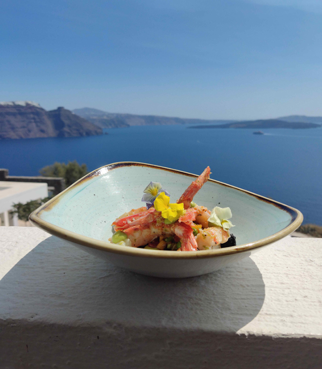 Seafood menu